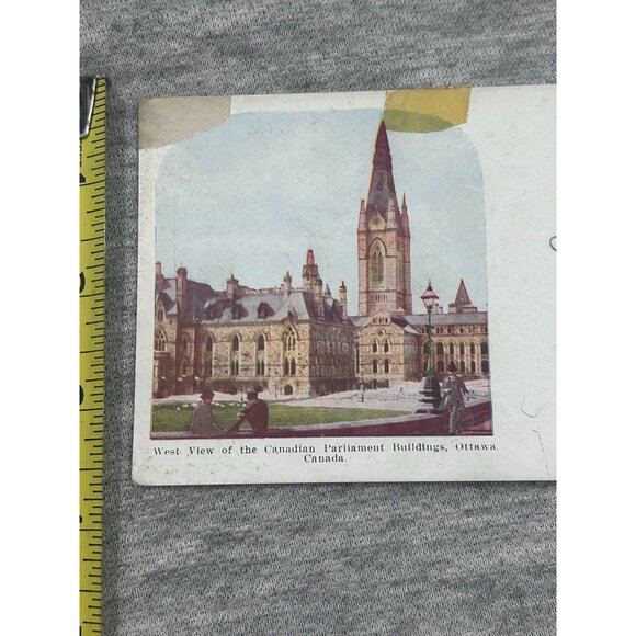 West View Canadian Parliament Buildings Ottawa Canada Postcard - Picture 4 of 7